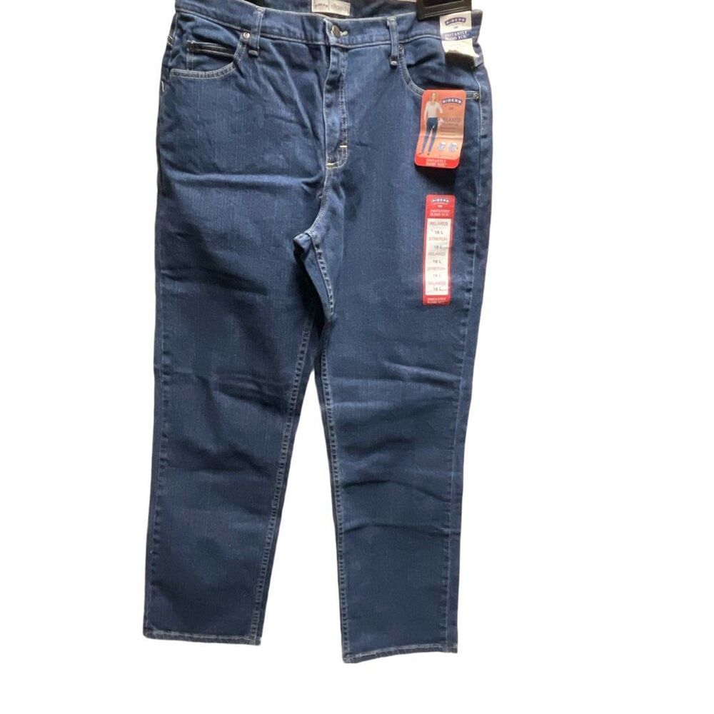 NWT Riders size 16L (32.5 inseam) relaxed straight leg jeans